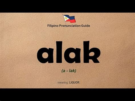 alak in English .